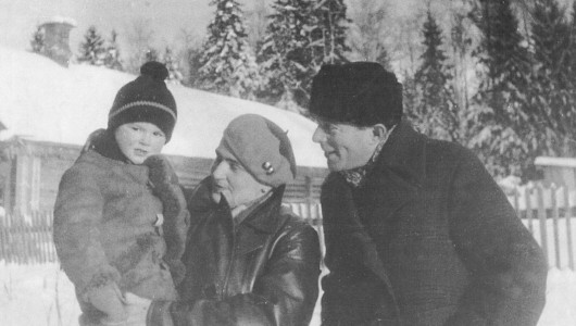 Йен, Софи и Эль Лисицкие. Ок. 1932.